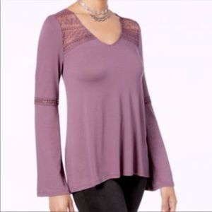 Hippie Rose Bell Sleeve Top